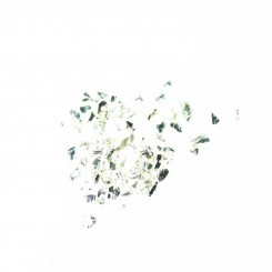 Glitter Chips - Silver Tone